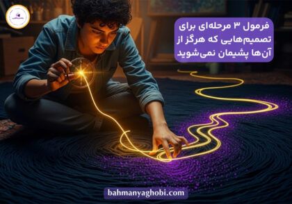 فردی که به دنبال انتخاب‌های درست است و به مهارت تصمیم‌گیری فکر می‌کند. یک جعبه‌ابزار نمادین برای کمک به تصمیم‌گیری هوشمندانه.